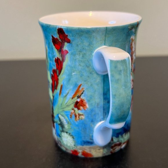 STECHCOL Gracie Bone China Cup / Mug ~ Impressionist Floral Gladiolus Still Life - Picture 5 of 8